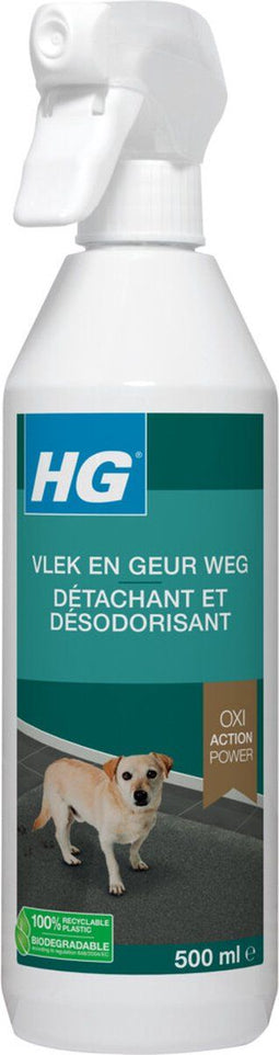 HG - Vlek & geur weg hond 500 ml