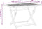 vidaXL Tuintafel inklapbaar 120x70x75 cm massief acaciahout