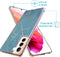 imoshion Hoesje Geschikt voor Samsung Galaxy S21 FE Hoesje Siliconen - imoshion Design hoesje - Blauw / Meerkleurig / Goud / Blue Graphic