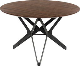 Eettafel ALURE Donkerbruin 120 cm 120 cm