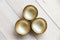 Noya - Coconut Bowl - Kokosnoot - Schaal Kom - Licht Goud Metallic Paint