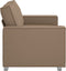 vidaXL - Loveseat - Sofa - Cappuccino - 120 - cm - Kunstleer