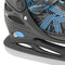 Roces Schaatsen Jongens - Maat 38-41 - Semi-softboot - Verstelbaar - Zwart - Blauw