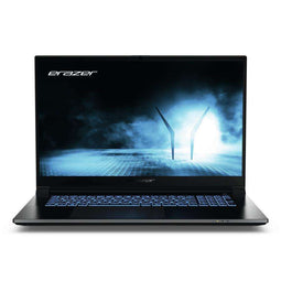 ERAZER Scout E30i - Gaming Laptop - Intel i7-12650H 12-Core 16 GB RTX4050 17.3" 144Hz - Zwart