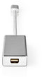 Nedis CCTB64550AL02 - USB-C naar Mini DisplayPort Adapter - 4K@60Hz - Zilver
