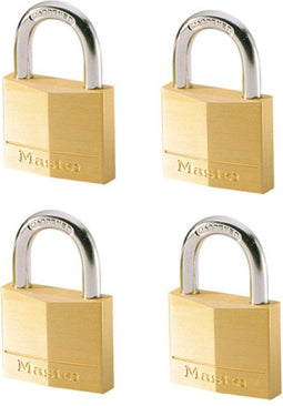 MasterLock 150EURD - Hangsloten - 50mm - O7mm - Gelijksluitend (set van 4)