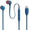 JBL Tune 310C - In-ear oordopjes - USB-C - Blauwe kleur