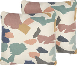 FOTHERGILLA - Sierkussen set 2 - Multicolor - 45 x 45 cm - Polyester