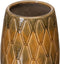 Vaas 18 x 18 x 27,5 cm Keramisch Mosterd