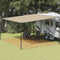 vidaXL - Tenttapijt - 400x500 - cm - HDPE - zandkleurig
