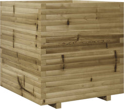vidaXL - Plantenbak - 70x70x72 - cm - geïmpregneerd - grenenhout