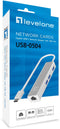 LevelOne USB-0504 - Dockingstation - USB-C 3.2 Gen 1 5Gb/s 1Gbps Ethernet - 3x USB 3.2 (Gen1)