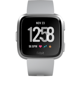 Fitbit Versa - Smartwatch - GPS tracker - Zilver (Grijs)