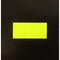 Klika - Etiket 2612 rechthoek fluor geel perm - 2 stuks