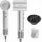 Sansbeauté® EssentiaPRO Föhn - Haardroger - 2000W - 110.000RPM - Ionisch - 3 Opzetstukken - Diffuser - Silver