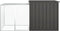 vidaXL - Kippenhok - 700x91x100 - cm - gegalvaniseerd - staal - grijs