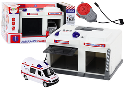 Ambulance speelgoed - interactief - 28x21x15.5 cm - licht en geluid