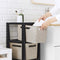 Rotho Brisen - design ladekast 3 x 16 L - wielen - Cappuccino