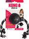 Kong Extreme Bal - met Touw - Honden Speelgoed - Zwart Wit - Ø 7.5 cm