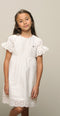 Le Chic SORAYA C212-5808 - Meisjes Jurk - Poplin met kant - Maat 152