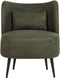 Fauteuil OTSBY Bouclé Donkergroen