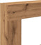 vidaXL - Haardombouw - 81x18x82 - cm - bewerkt - hout - artisanaal - eikenkleurig