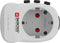 Skross - World Travel Adapter with Ground Plugs (no Swiss & Italy) + 1 USB + 1 Type C Slot + World Top Input
