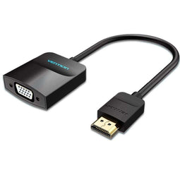 Adapter HDMI naar VGA Vention 42444 Zwart 15 cm
