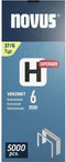 Novus 042-0770 - Niet H 37/6mm Fijndraad - 5000 stuks