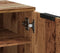vidaXL - Schoenenkast - 59x35x70 - cm - bewerkt - hout - oud - houtkleurig