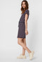 VERO MODA VMAPRIL SS SHORT DRESS GA NOOS - Korte jurk met koordjes in taille - Maat XS