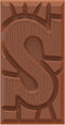 Tony's Chocolonely Chocolade Letter S - Melkchocolade Chocoladeletter - Schoencadeautjes Sinterklaas - Sint Cadeau - 180 Gram Fairtrade Belgische Chocola
