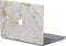 Lunso Geschikt voor MacBook Air 13 inch (2010-2017) cover hoes - case - Marble Stella