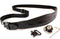 4V Design Sling Strap Piuma SL - Camerariem - Handgemaakt Toscaans leer - Zwart
