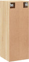 vidaXL - Wandkast - 34,5x34x90 - cm - bewerkt - hout - sonoma - eikenkleurig