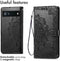 imoshion Hoesje Geschikt voor Google Pixel 6a Hoesje Met Pasjeshouder - imoshion Mandala Bookcase - Zwart