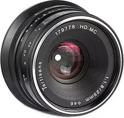 7Artisans 25mm F/1.8 - Prime lens - Handmatige scherpstelling - Micro Four Thirds