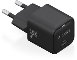 Aisens ASCH-30W1P019-BK - Oplader - 30W Power Delivery 2.0/3.0 Quick Charge 3.0/4.0 - Zwart