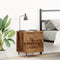 vidaXL - Nachtkastje - Oud - Hout - 40x35x50 - cm - Geengineerd - Hout