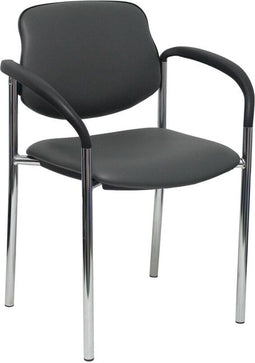Receptiestoel Villalgordo P&C SP600CB Met armleuning Donker grijs