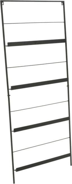 H&S - Collection - Tijdschriftenhouder - 150x56,5 - cm - metaal - zwart