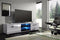 Tenus TV meubel - TV kast - 140 cm breed - hoogglans wit - zonder LED verlichting