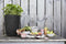 Capi Europe - Vaas elegant laag Row NL - 46x58 - Ivoor - Opening Ø38 - Bloempot voor binnen en buiten - Levenslang garantie - Breukbestendig - 100% Recyclebaar - CO2 Neutraal geproduceerd - KRWI783