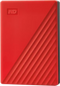 WD My Passport - Externe HDD 6TB - Wachtwoordbeveiliging - Rood (2024)