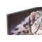 Schilderij DKD Home Decor Tijger Koloniaal (80 x 1,8 x 40 cm) (2 Stuks)