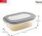 Sunware - Sigma home kaasdoos met tray transparant grijs - 26,5 x 17,2 x 8 cm