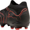 PUMA FUTURE 9 MATCH FG/AG - Unisex Sportschoenen - Flexibele pasvorm 360-graden wendbaarheid - PUMA Black-Glowing Red-Strong Gray