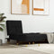 vidaXL - Chaise - longue - fluweel - zwart