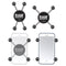 RAM Mount X-Grip - Smartphonehouder - Geschikt voor iPhone 6 5s 5c 5 4S 4 3GS 3G - Zwart