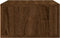 vidaXL - Nachtkastjes - 2 - st - wandgemonteerd - 35x35x20 - cm - bruin - eikenkleur